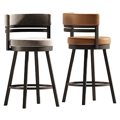 Ronny Swivel Stool with Low Back Bar Chair 2017