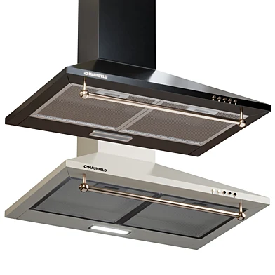 Maunfeld Retro Light 60 Beige Range Hood 619927 corona
