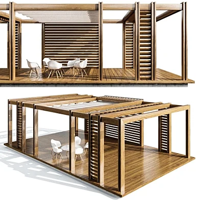 Pegola Corradi_outdoor living space