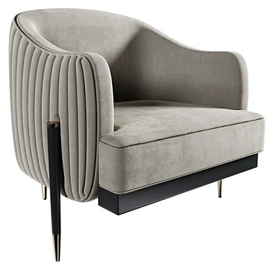 Monarch Channel-Tufted Lounge Chair