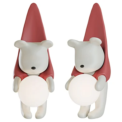 Cute bear wall lamp