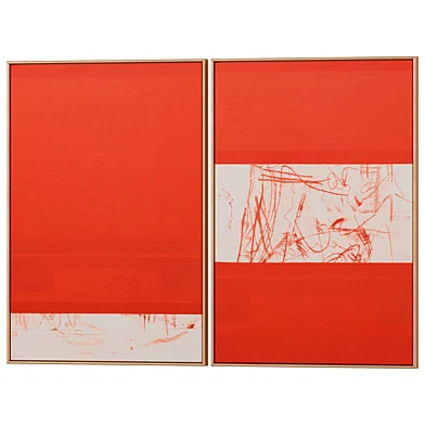 Abstract Painting Frame set 01200