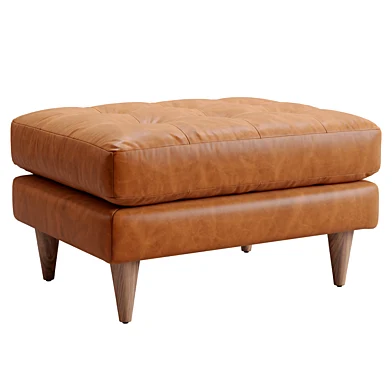 Joybird Eliot Leather ottoman