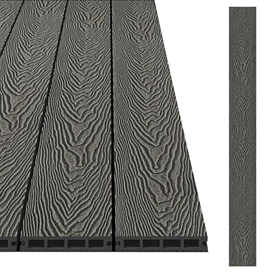 ОМ Террасная доска EasyDecking «Вуд-Икс» Серый