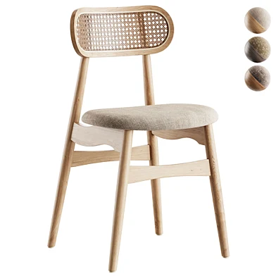 Japandi Modern Natural Chair