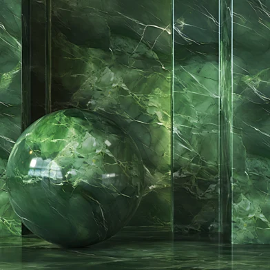 2 Green Marble Texture 4k - Seamless