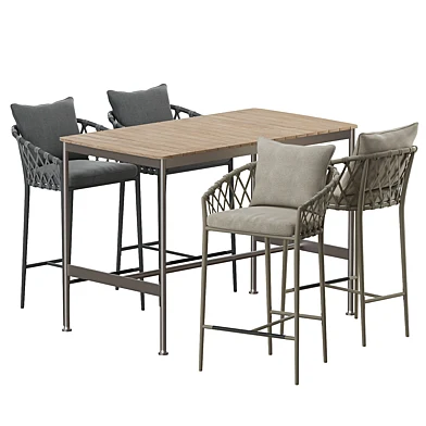 Verity Garden Bar Stools & Solas bar table