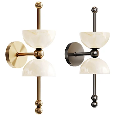 Duo Alabaster wall Lamp