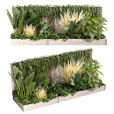 plant vol 1218 - monstera - palm - grass - garden