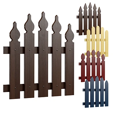 Garden fence with 5 options