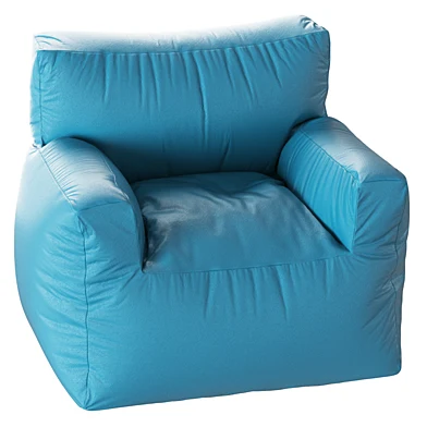 Upholstered armchair with armrests