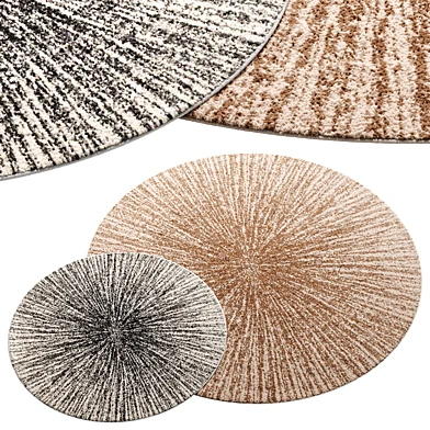 Abstract Ivory Area Rug