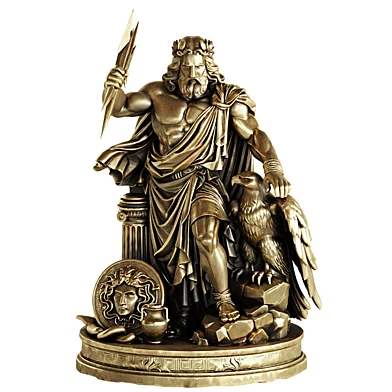 Zeus the Thunder King Sculpture
