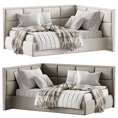 Milan single kids bed