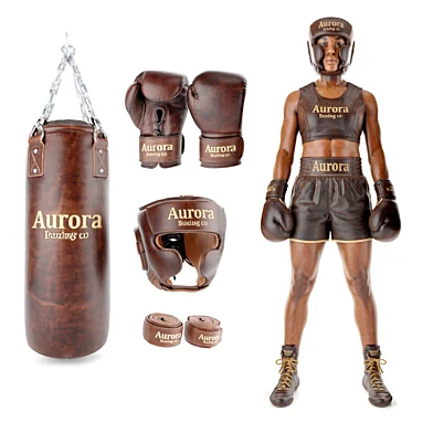 Boxing Woman Aurora Warrior  And Equipment v2017