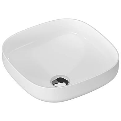 ELEGANT-1 Раковина керамическая накладная 380х380х150