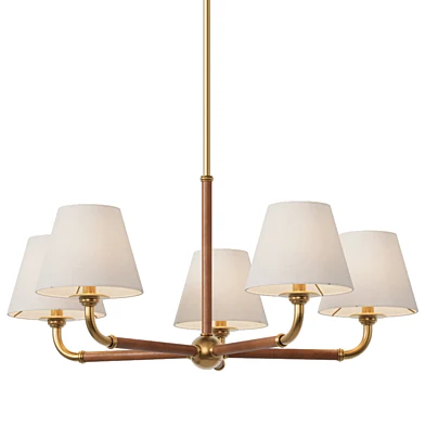 Люстра Pottery Barn Redford Caramel Leather
