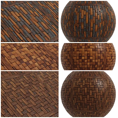 FB1241 Wood Panel Collection covering | PBR | 3mat | 4K