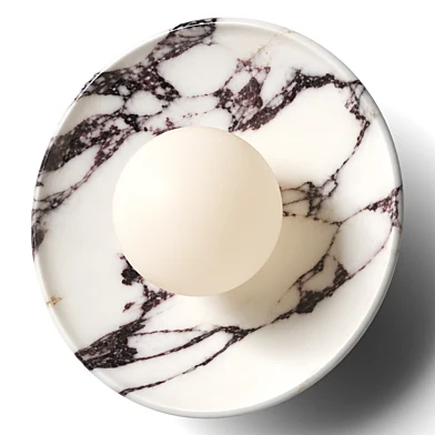 Calacatta Viola Marble Sconce - Bloomeli Studioco