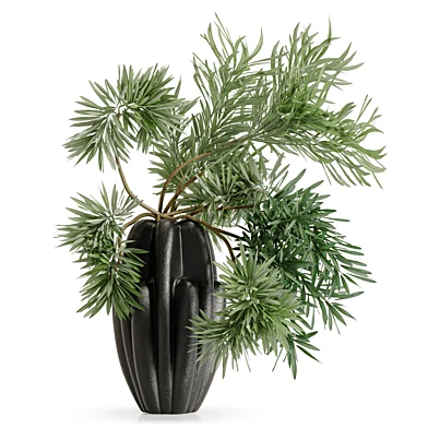 Bouquet of Flowers Branches in Vase 110