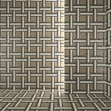 4K Link Brown Mosaic texture