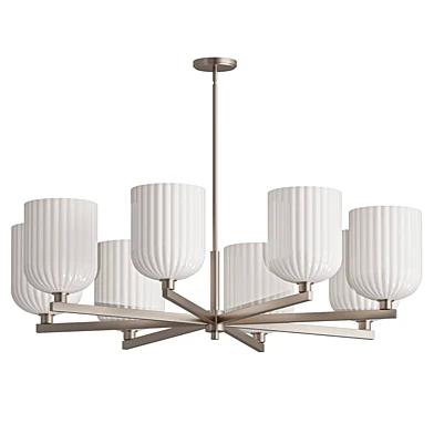 Bridal Veil 6 Light Oil Rubbed Bronze Chandelier
