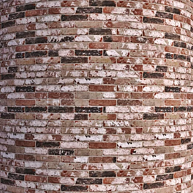 Aged Red Clinker Brick