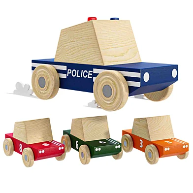 Wooden fantasy toy cars