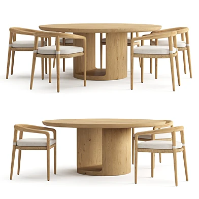 RH Oslo Open Round Dining Table 72
