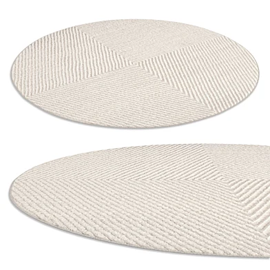 Eleni Wool Rug Ivory round