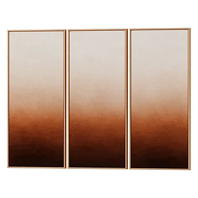 Set of 3 Abstract Painting Frames 0165