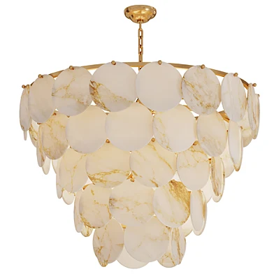 Modern Alabaster Chandelier