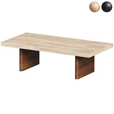 NAYO Modern Travertine Coffee Table