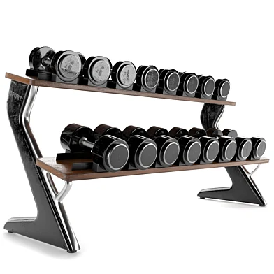 Gym Equipment Rack Storage Dumbbells Set 038