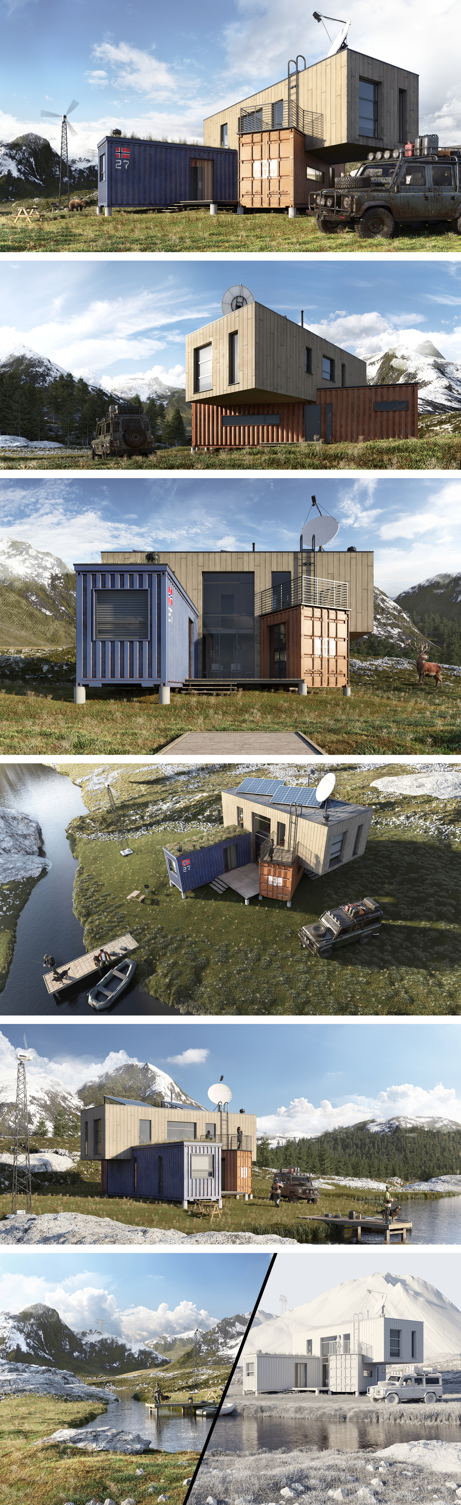 Container House - Работа из галереи 3D Моделей