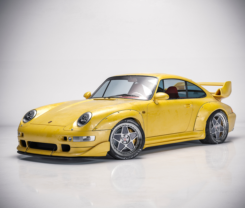 Кинн порше читать. Porsche 993 3pcyellow. Porsche 993 2021. Рендеры автомобилей. Галерея Porsche.