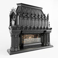 Печь Бавария Призматик - Камин - 3D модель