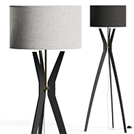 Forsyth metal store floor lamp