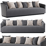Rh Paxton Fabric Sofa Sofa 3D model