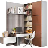 office work place - Офисная мебель - 3D модель