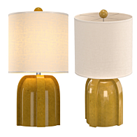 Arenson yellow ceramic table lamp cheap