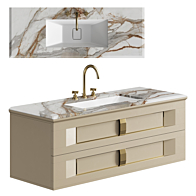 Bathroom set_Oasis Rialto - Bathroom furniture - 3D model
