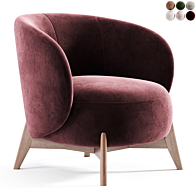 Freddie Burnt Armchair Arm chair 3D model