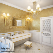 Golden Bathroom