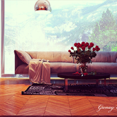Skandinavian design livingroom