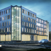 Визуализация проекта офисного здания ( ULMUS Group )