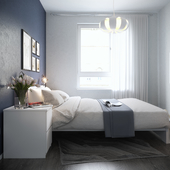 Спальня с мебелью IKEA