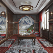 Национальная кыргызская комната