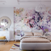 Bedroom on the Girl  # 3dsmax # corona render