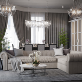 Living room. Design+Visualization
